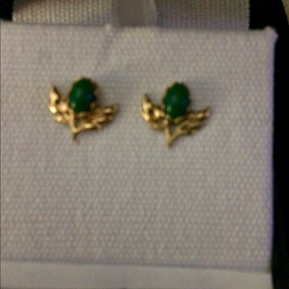 Jade earrings - Picture 3 of 6